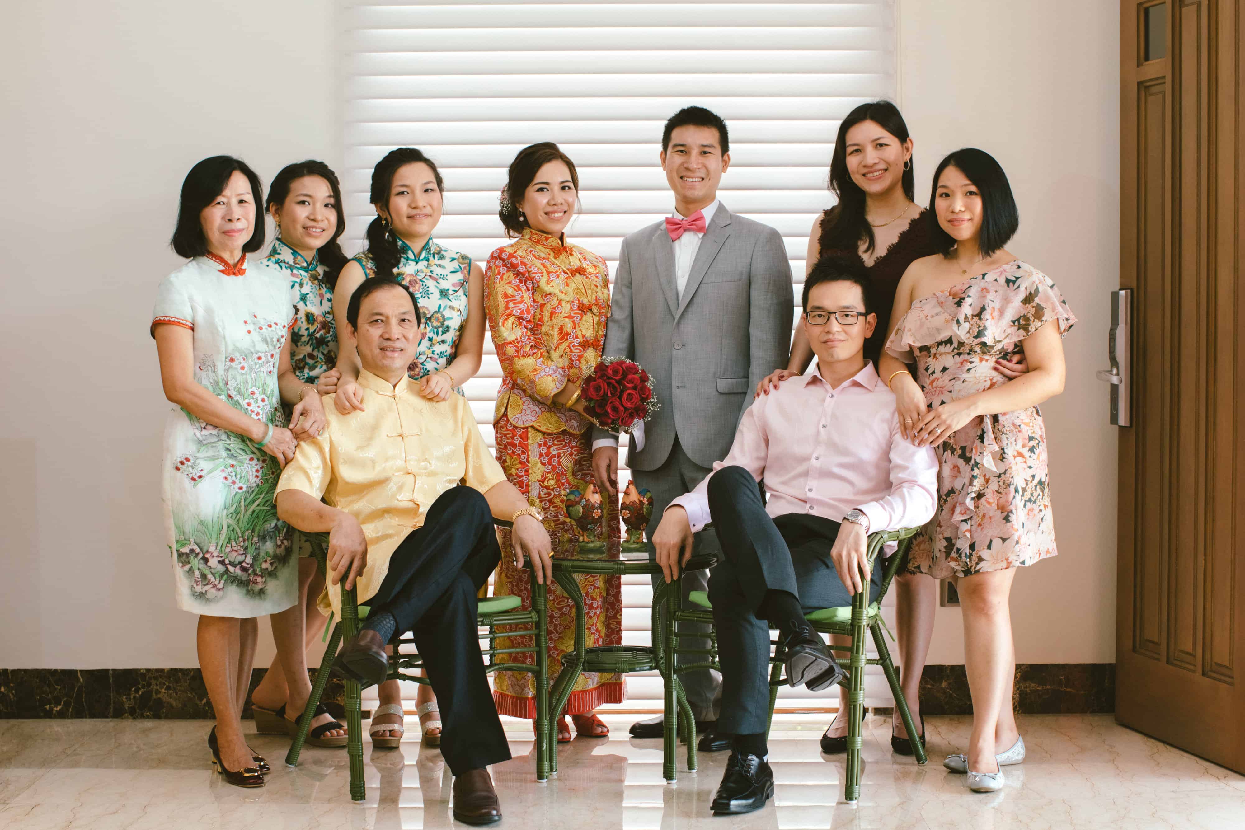 Kevin Tan Cliff Choong The Cross Effects Malaysia Destination Wedding Photographers Kuala Lumpur Actual Day in Petaling Jaya Malaysia Destination Wedding Photographer Cliff Choong Photography Chinese Tea Ceremony Family Portrait